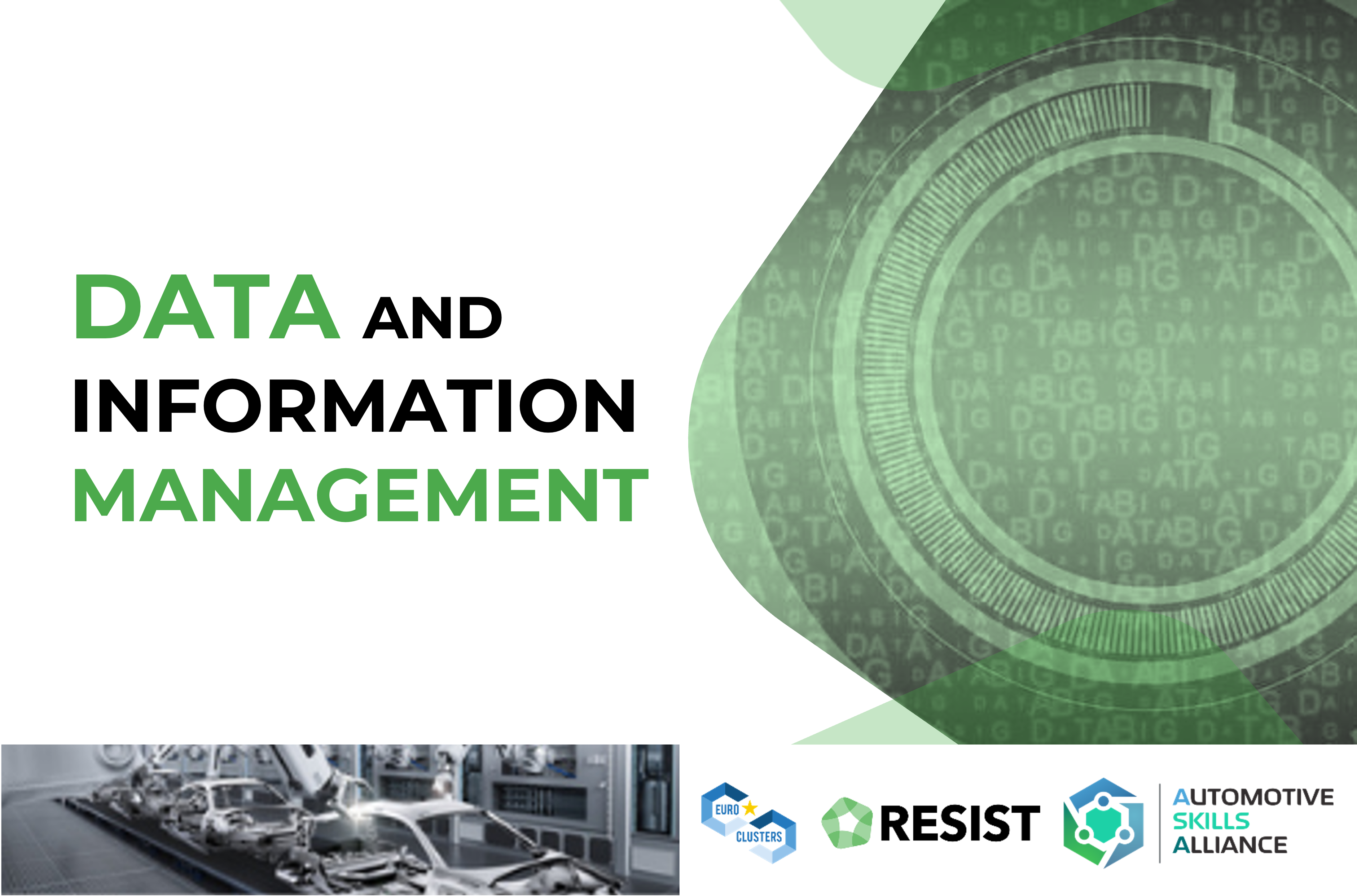 Data and information management