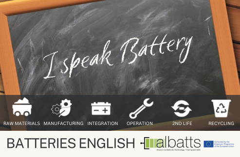 Battery English - Tools and equipment for electricians